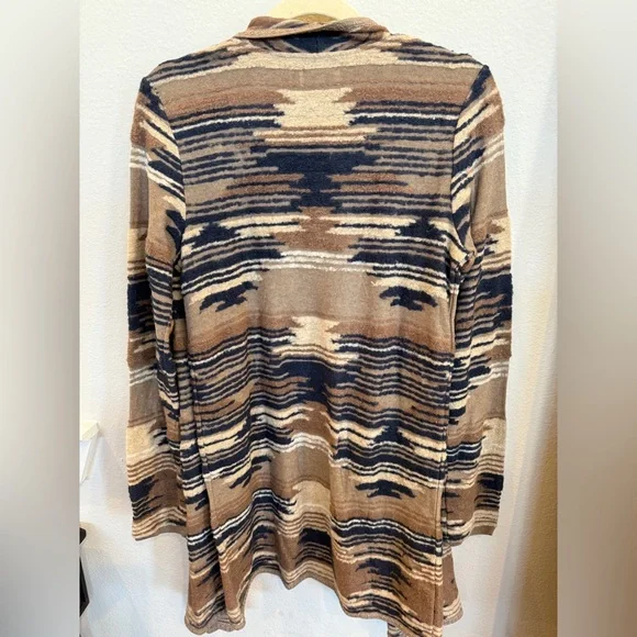 Lucky Brand Striped Brown and Black Cardigan - Picture 6 of 6